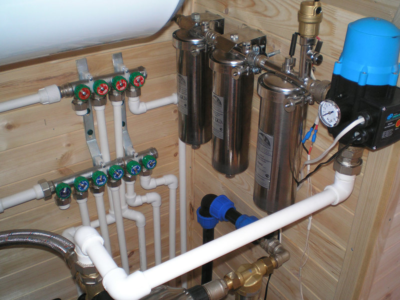 Монтаж систем водоснабжения и отопления